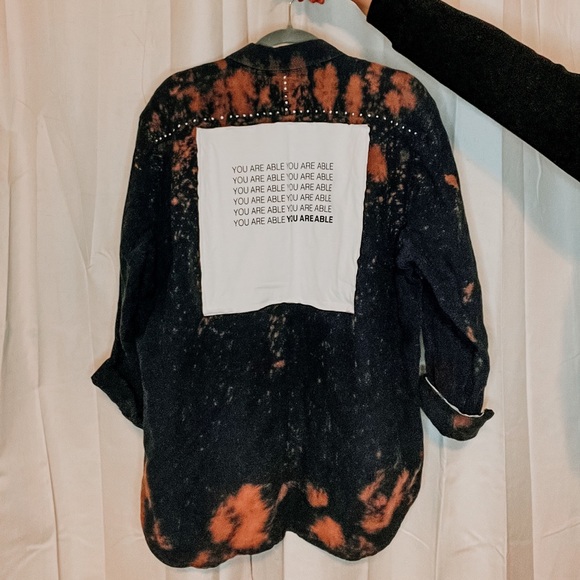 Navy Button Down Shirt - Picture 1 of 3